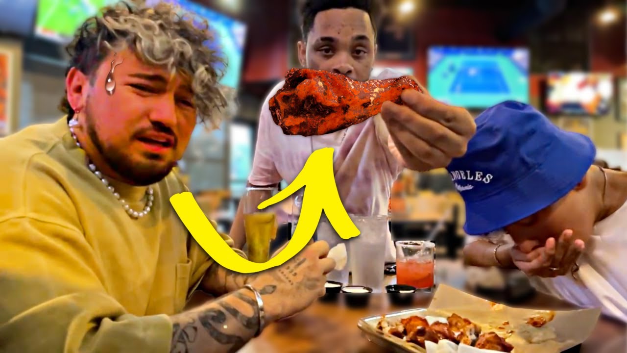 Eating LA’s Hottest Wings Challenge (*DO NOT TRY THIS*)