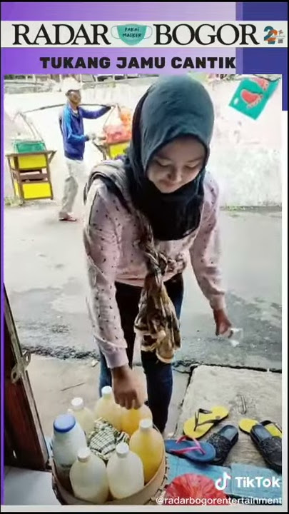 viral tukang jamu yang cantik