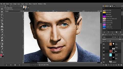 GIMP 2.10.20 | Colorization of Black and White Image