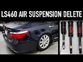 Lexus ls 460 air suspension conversionstrutmasters kit install