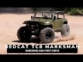 REDCAT Marksman TC8 Pre Order Unboxing and First Drive l RC Cars with Dad