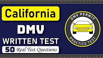 California DMV Written Test 2024 ( 50 REAL TEST Questions and Answers )