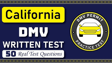 California DMV Written Test 2025 ( 50 REAL TEST Questions and Answers )