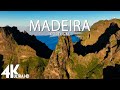 Flying over madeira 4k u relaxing music along with beautiful natures  4k ultra
