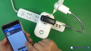 Как управлять розеткой через телефон. Sonoff S20 Wi-Fi розетка.