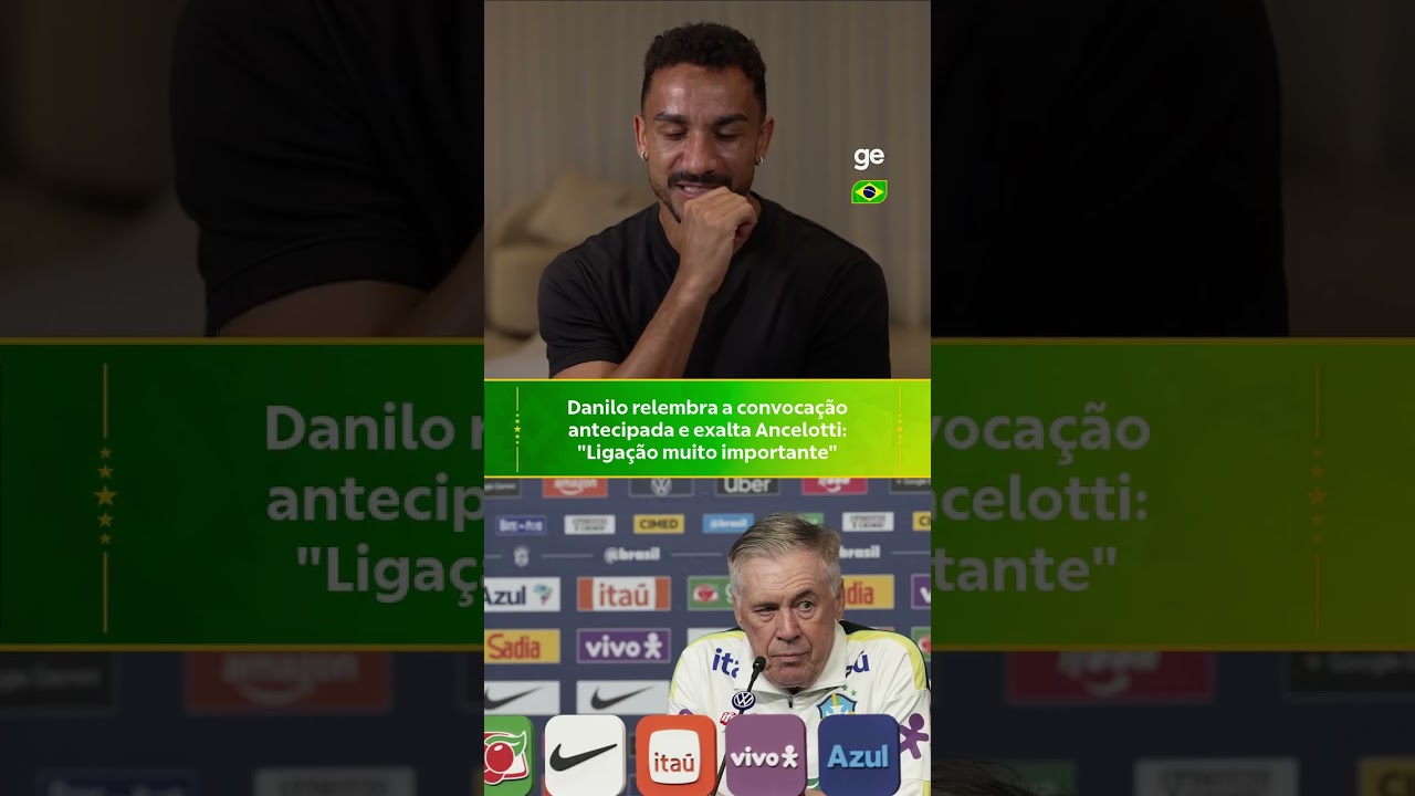 DANILO FALA SOBRE SUA CONVOCAÇÃO ANTECIPADA | #shorts | ge.globo