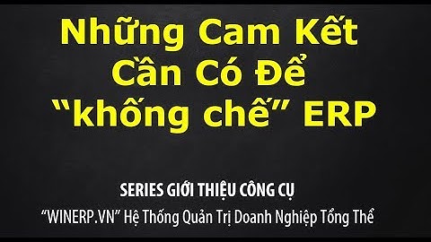 Bài 8: Nguyên Nhân Triển Khai ERP Thất Bại & Những Cam Kết Cần Có Từ Doanh Nghiệp
