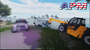 Recovering A Camper in the Lake! | APM Towing Services (American Plains Mudding)