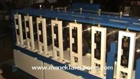 Manek - Roll Forming Machine to make C Channel Lipped Purlin Model: RFM-11.0