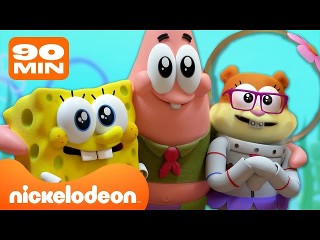 Kamp Koral | SpongeBob Balapan di Demolition Derby! | Kompilasi 100 Menit | Nickelodeon Bahasa class=