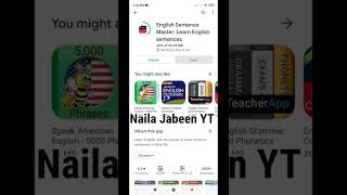 English Sentence Master: Learn English Sentence | Mobile App | Naila Janeen YT screenshot 4