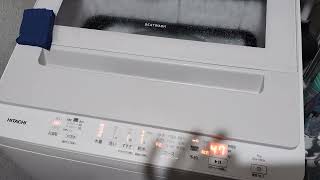 日立の静かな洗濯機BW-V80K 洗いの音