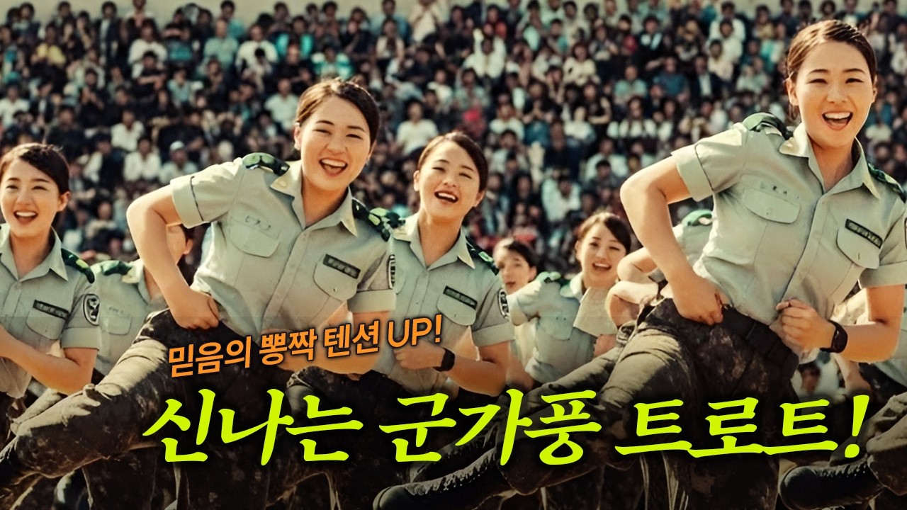 [신나는 트로트] "어깨춤이 절로 나는 군가풍 트로트 찬양 "말씀이면 돼" (후와 후와)