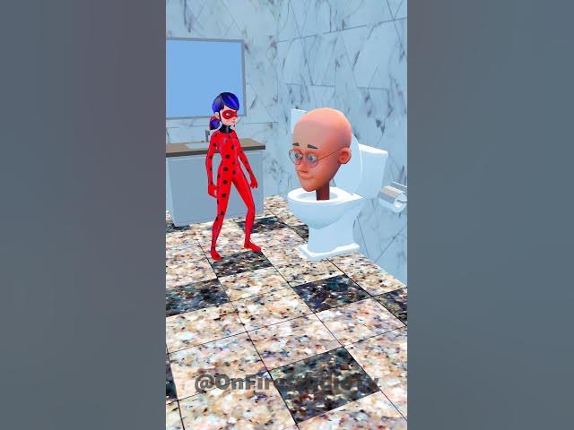 Lady Bug vs Motu Patlu | Toilet Suprise 💖🚽| Funny Animation meme #animation #viral #shorts