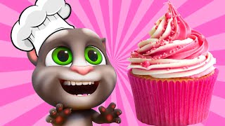 Talking Tom 🔴 CUPCAKE RECIPE 🧁🐱 Cartoon for kids Kedoo Toons TV