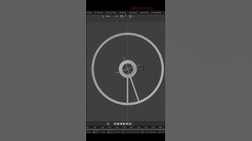 Array Modifier along Circle without Mesh Deformation #blendertutorial #blendertricks #blendertips