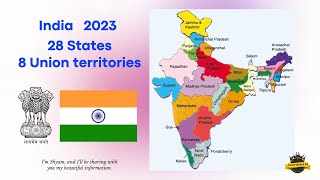 Indian State Capital And Chief Minister | Indian 28 States 8 Union territories 2023