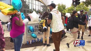 Community remembers teen killed outside Providence school