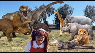 Dinosaurs and Animals for Kids | Soso Brings Her Dinosaurs and Animal Toys to Life! screenshot 1