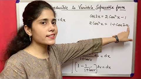 DIFFERENTIAL EQUATIONS | Lecture-3 | Differential Equations reducible to Variable Separable form