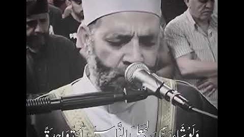 {وَلَوْ شَاءَ رَبُّكَ لَجَعَلَ النَّاسَ أُمَّةً وَاحِدَةً ۖ وَلَا يَزَالُونَ مُخْتَلِفِينَ} سورة هود