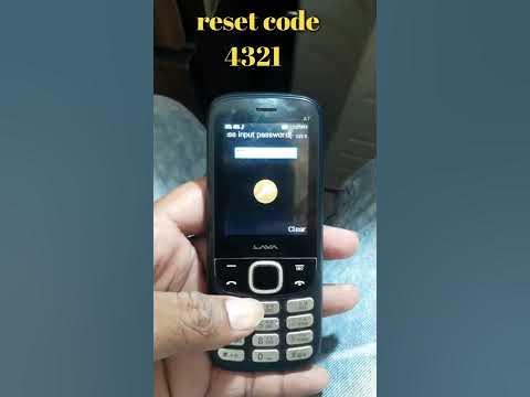 Lava A7 hard reset solution||Lava A7 reset master code 4567#shorts
