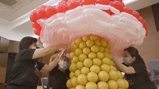Chingay50 Mini Float: Mushroom Balloon