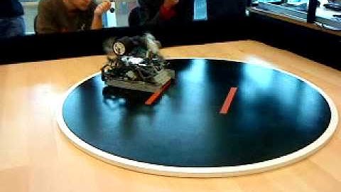 Robot NXT Sumo Battle at SFU Surrey Part28