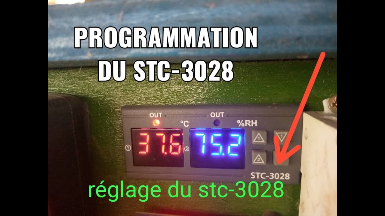 Contrôleur De Température Et Humidité Stc-3028