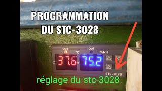 programmation thermostat STC-3028