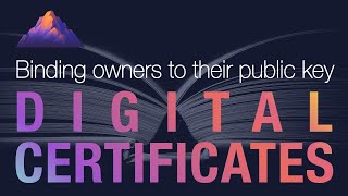 Digital Certificates Explained  How digital certificates bind owners to their public key