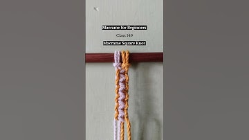 Macrame for Beginners Class 149 #macrame #macramedesign #macramepattern #diymacrame #macrametutorial