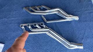 302-351w long tube header for Borgenson steering 65-73 Mustang. Please subscribe