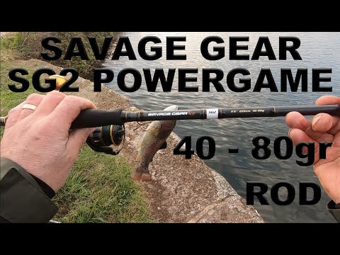 SAVAGE GEAR SG2 - Power Game - 40 - 80 gram Spinning Rod REVIEW 