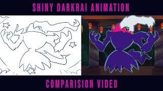 Shiny Darkrai Animation -  Comparison Video