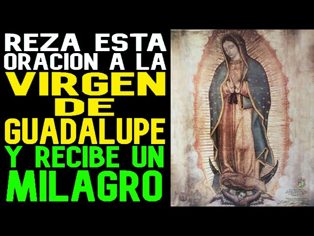 Haz esta Oracion a la Virgen de Guadalupe y recibe un Milagro en tu Vida class=
