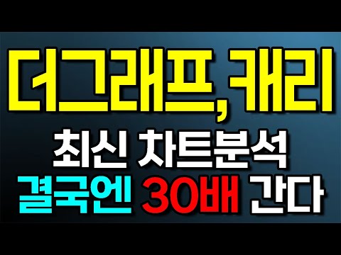 더그래프 캐리프로토콜 최신차트분석 결국엔 30배 간다 