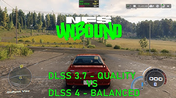 NFS Unbound: DLSS 3.7 (Quality) vs DLSS 4 (Balanced)