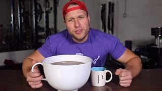 World's Largest Coffee Cup Fit Tea Chug (5+ Liters/1.33 Gal) *DON'T TRY THIS AT HOME*(, 2016-04-27T18:00:00.000Z)