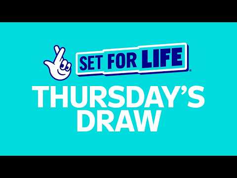 The National Lottery Set For Life draw results from Thursday 01 October 2026
