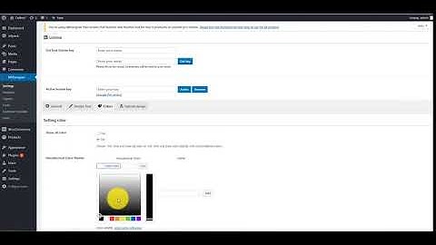 FutinFi How to choose color for Woocommerce product designer plugin