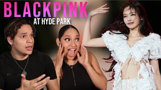 The OUTFITS 🤤 Waleska & Efra react to BLACKPINK London Hyde Park Performances| REACTION!