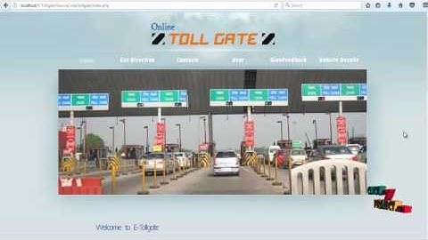 E-Management of Tollgate and Vehicle Tracking System | Final Year Projects 2016 - 2017