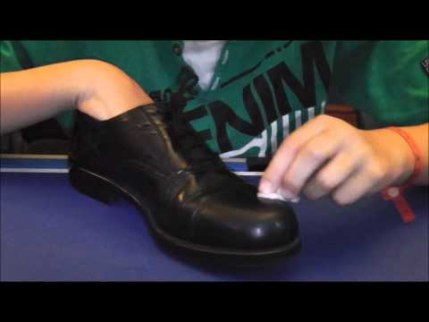 Make your Parade Boots Pop! How to apply Edge Dressing. 