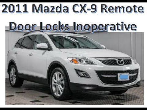 Mazda CX-9 remote door locks inoperative