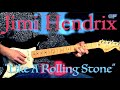 Jimi Hendrix - "Like A Rolling Stone" (INTRO) - Rock Guitar Lesson (w/Tabs)