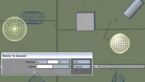2 - Modeling Tools - Modify Tab - Introduction to the Rotate to Ground Tool