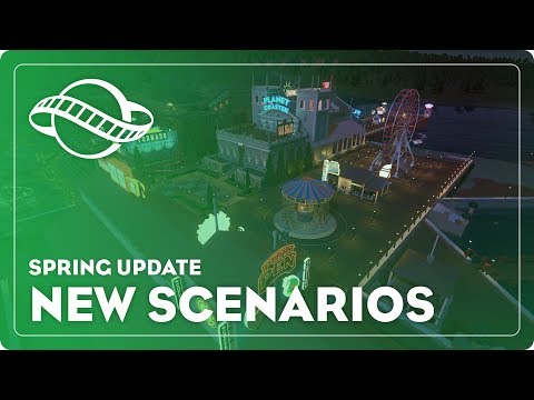 Planet Coaster - Spring Update: New Scenarios