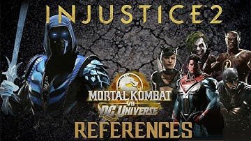 Injustice 2: Sub-Zero Mortal Kombat VS DC Universe Intro References