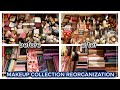 MAKEUP COLLECTION ORGANIZATION 2022 // Reorganizing my makeup collection after decluttering